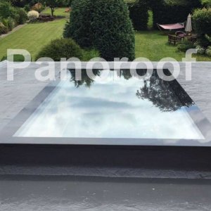Self-Cleaning Glass Panoroof Toughened Triple-Glazed Skylight Flat Roof Lantern Rooflight 500mm x 1200mm